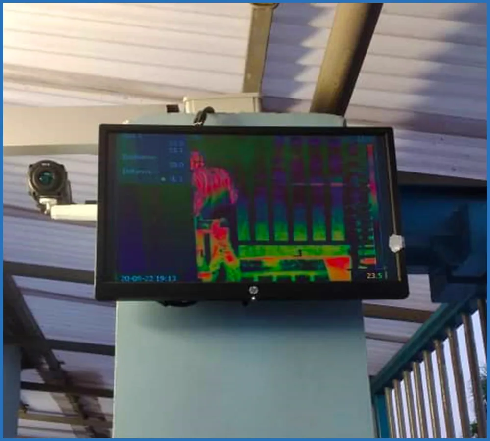 Installation de caméras thermiques — vue 9